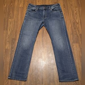 Silver Jeans Co Mens Grayson Straight Leg Jeans W34 L32 Blue Denim E10